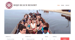 Desktop Screenshot of bojobeachresort.com