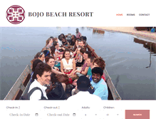 Tablet Screenshot of bojobeachresort.com